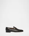Tom Ford Gigi Twisted-band Leather Loafers In Black
