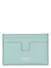 Tom Ford Slim Leather Cardholder Wallet With Compact Design In Nile Blue