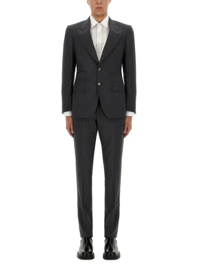 Tom Ford Men "grand Overcheck Shelton" Suit