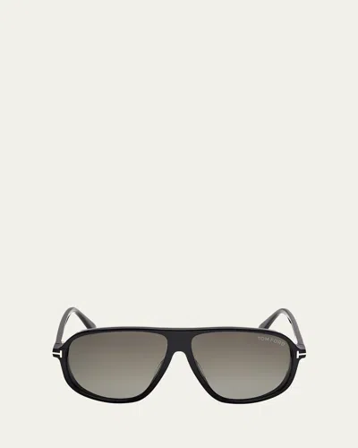 Tom Ford Men's Guillaume Acetate Aviator Sunglasses