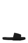 Tom Ford Man Sandals Black Size 9 Textile Fibers In Black