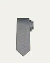 Tom Ford Men's Houndstooth Mulberry Silk Tie In Blue Multi