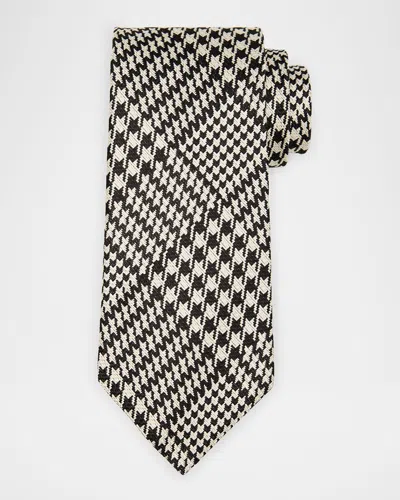 Tom Ford Men's Houndstooth Silk Tie