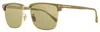 Tom Ford Men's Hudson-02 Sunglasses Tf997h 52l Matte Tan/gold 55mm In Multi