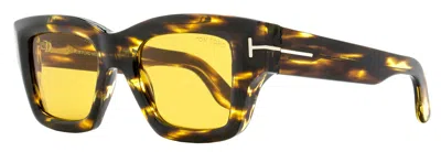 Tom Ford Men's Ilias Sunglasses Tf1154 52e Dark Havana 50mm In Multi