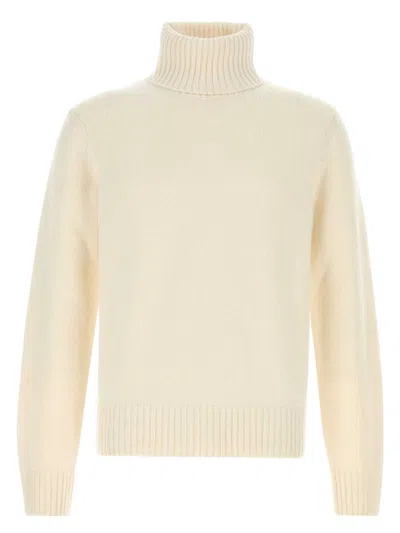 TOM FORD MEN'S IVORY CASHMERE SWEATER