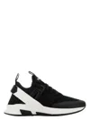 Tom Ford Jago Logo-patch Shell And Mesh Low-top Trainers In Animal Print