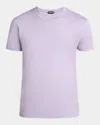 Tom Ford Crewneck T-shirt Short Sleeves In Pink