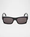 Tom Ford Ft1181n Sunglasses Black In Shiny Black Eco Logosmoke Lenses