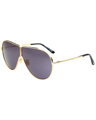 Tom Ford Men's Keating 71mm Sunglasses In Gold