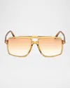 Tom Ford Kemp Sunglasses In Shiny Yellow