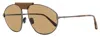 Tom Ford Ken Metal Pilot Sunglasses In Multi