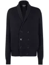 Tom Ford Shawl Collar Double-breasted Front Pockets Ribbed Texture