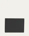 Tom Ford Men's Leather Elongated T Line Bifold Wallet In Black