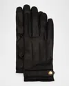 Tom Ford Men's Leather Wrist-strap Gloves