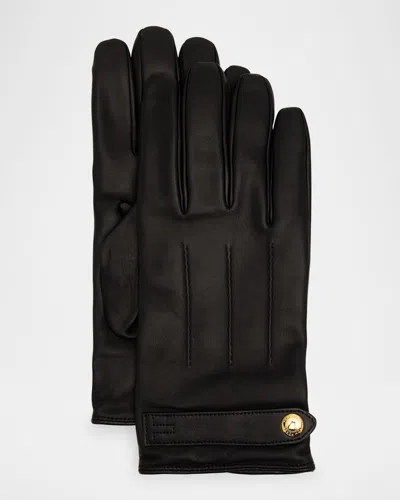 Tom Ford Men's Leather Wrist-strap Gloves