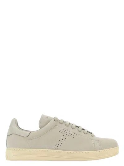 Tom Ford Men's Light Suede Warwick Sneakers