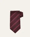 Tom Ford Pointed-tip Tie In Brown