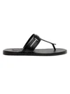 Tom Ford Flat Sandals Open Toe Single Strap In Black