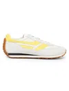Tom Ford Mesh And Suede-trimmed Leather Sneakers In White