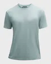 Tom Ford Men's Lyocell-cotton Crewneck T-shirt In Light Aqua