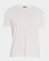 Tom Ford Men's Lyocell-cotton Crewneck T-shirt In Pink