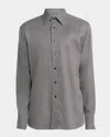 Tom Ford Polka Dot-pattern Shirt In Gray