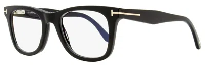 Tom Ford Men's Magnetic Clip-on Eyeglasses Tf5970-b 001 Black 50mm In Multi