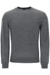 Tom Ford Crewneck Knitted Jumper In Grey