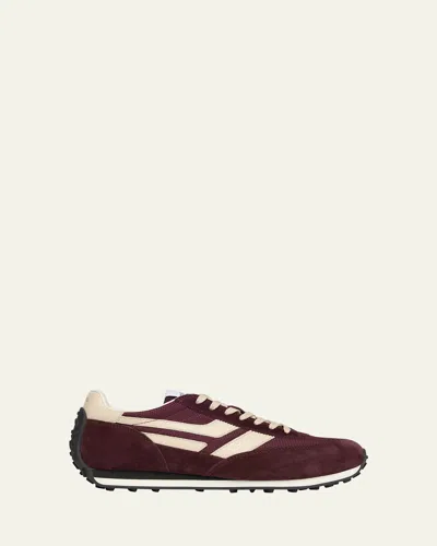Tom Ford Men's Mick Tech Fabric And Suede Sneakers