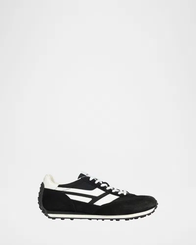 Tom Ford Men's Mick Tech Fabric And Suede Sneakers In Multi