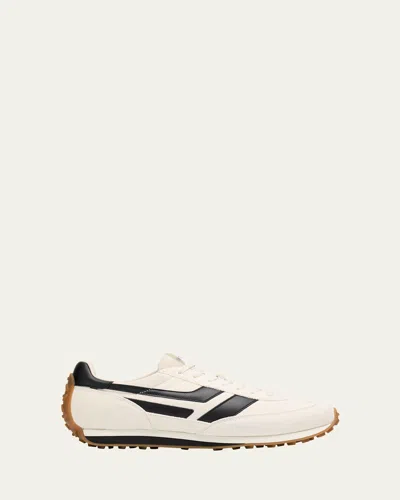 TOM FORD MEN'S MICK TECH FABRIC AND SUEDE SNEAKERS