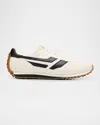 Tom Ford Mick Suede And Mesh Sneakers Shoes In White/black