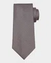 Tom Ford Men's Micro-houndstooth Silk Tie In Pink