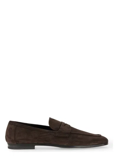Tom Ford Men's Mocassino Sean Loafer In Brown