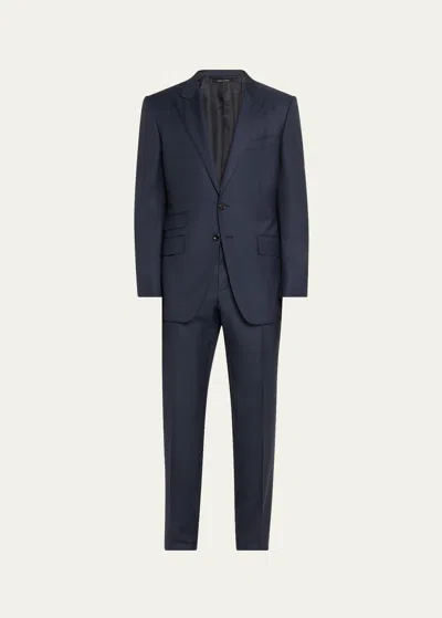 TOM FORD MEN'S MODERN FIT SHARKSKIN SUIT