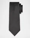 Tom Ford Men's Mulberry Silk Woven Tie In Black