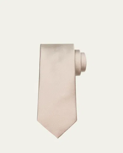 Tom Ford Men's Mogador Silk Tie In Dove Grey