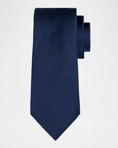 Tom Ford Men's Mogador Silk Tie In Blue