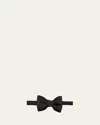 Tom Ford Men's Mulberry Silk Bow Tie In Black