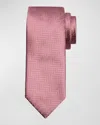 Tom Ford Men's Mulberry Silk Chevron Tie In Pink