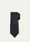 Tom Ford Men's Mulberry Silk Jacquard Tie In Ink Blue
