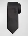 Tom Ford Solid Mulberry Silk Twill Tie In Black