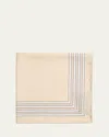 Tom Ford Men's Multi-frame Silk Pocket Square In Black
