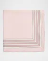 Tom Ford Men's Multi-frame Silk Pocket Square In Pink