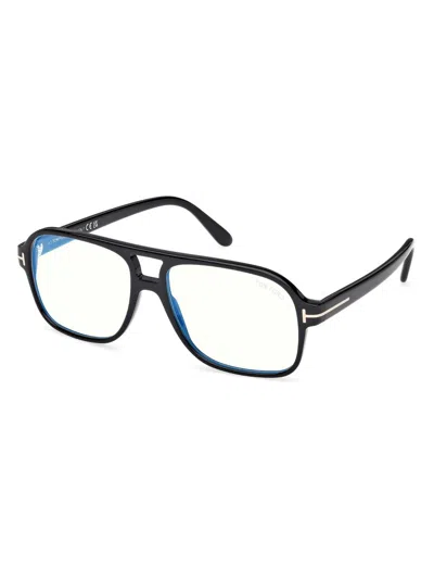 TOM FORD MEN'S NAVIGATOR 58MM BLUE BLOCK GLASSES