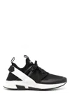 Tom Ford Neoprene And Suede Jago Sneakers Shoes In Black
