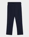 Tom Ford Men's O Connor 120s Wool Flat-front Trousers In Blue