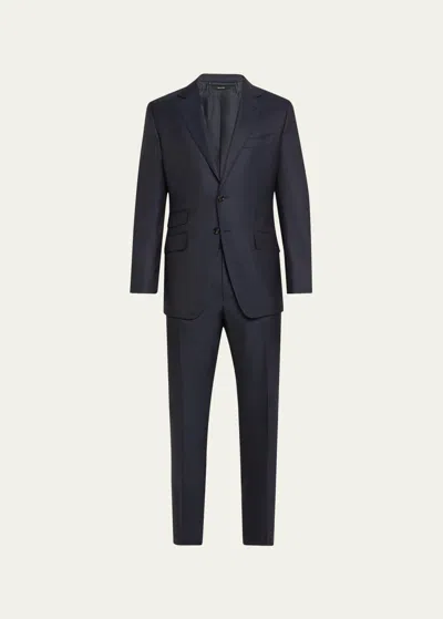 Tom Ford Men's O'connor Luxury Twill Suit In Blue