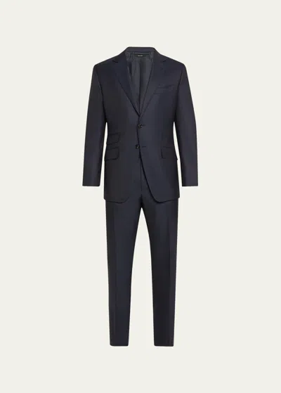 Tom Ford Men's O'connor Luxury Twill Suit In Ink